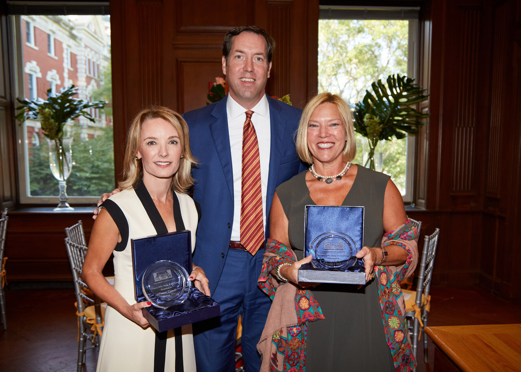 Honorees Dawn French and Jana Seitz with President and CEO Matt Anderson